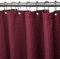 VANZAVANZU Tenda da doccia per bagno con ganci in metallo Tenda da doccia in tessuto a nido d'ape pesante per ambienti umidi - 182 x 182 cm (Borgogna)