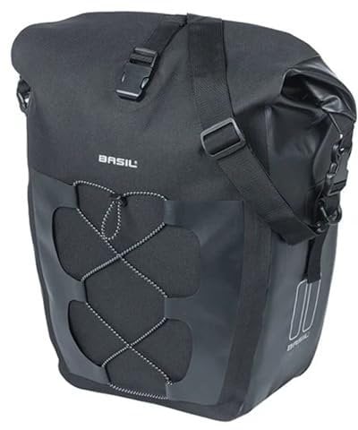 Basil Navigator Waterproof Einzeltasche Schwarz 32 x 15 x 37 cm