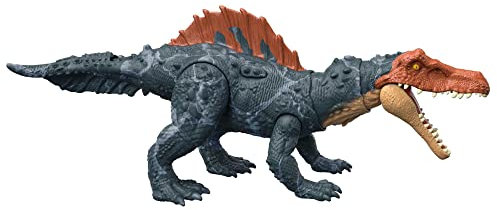 Mattel Jurassic World Dominion Massive Action Siamosaurus Dinosaurio figura de acción, juguete +4 años (HDX51)