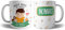 Kartoon Kase Taza Original Personalizada Veterinario con Nombre | Mejor del Mundo Taza Profesiones de Cafe Desayuno para Regalar (Veterinario)