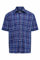 Champion Mens Checked Country Casual Short Sleeve Shirt Whitby Blue XXL