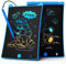 TEKFUN 2 Pack LCD Writing Tablet, 8.5inch Colorful Drawing Tablet for Kids, Erasable Writing Drawing Board with Lanyard, Learning Toys Gifts for 3 4 5 6 7 Years Old Boys Girls Toddlers (2X Blue)