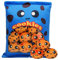 HXPLN Cookie Plüsch Kissen, Pudding Cheesy Kissen, Abnehmbare Cheesy Puffs Plüsch Spielzeug, Snack Kissen Cookie Plüsch, Niedliche Cookie Dekoration Geschenk für Jugendliche, Kinder (8 Blaue Cookies)