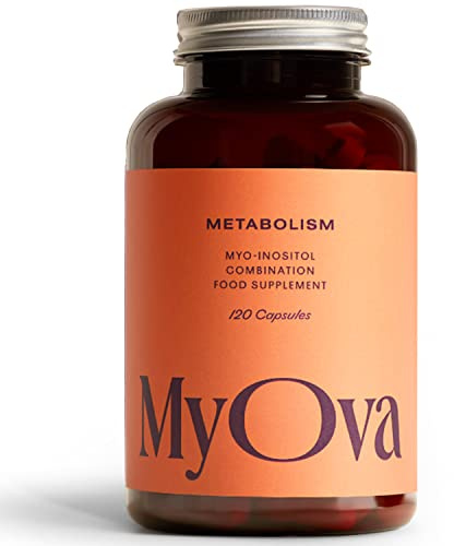 MyOva Metabolism, PMOS/PCOS Supplement, with Vitamin B6, (30-Day) | PMOS Support with 2000mg Myo-Inositol to Assist Weight Management and Balance Glucose Levels