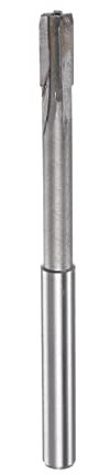 HARFINGTON Bohrfutter-Reibahle 7 mm H7 C1/K30 Hartmetallspitze Präzisions-gerade Rillen Rundschaft Drehmaschine Fräser