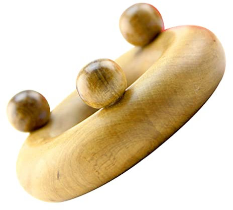 Lurrose Holz Für Nacken Und Körper Multifunktionsmassagegerät Aus Langlebigem Holz Für Entspannung Und Hautpflege Für Zuhause Oder Unterwegs