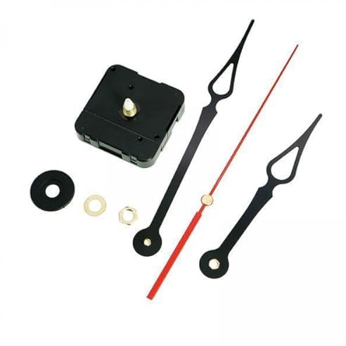 MagiDeal 2X Quarz Wanduhrwerk, 24 Stunden Ersatzkit, DIY mit Nicht Tickenden Zeigern, Machen Sie Ihre Eigene Wanduhr