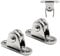 Yeelua 2 PCS U-Type Pulley Block, Pulley Wheel, Mute Bearings Sliding Wheel, Crane Ball Bearing Pulley Block for Sliding Gate Wire Rope Cable Crane Fitness Loading 176 Pounds