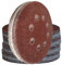 Schleifpapier 125mm Klett | 30 Stück | 10x Korn 80,100,120 | Schleifscheiben 125mm Klett | Excenter Schleifpapier 125mm | Schleifpads 125mm Klett | Profi Schleifpapier