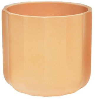 Ivyline Pot de Fleurs en céramique Abricot Géo 15 x 15 cm