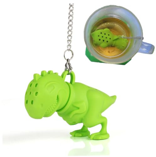 Zerodeko Dinosaur Tea Infuser Silicone Tea Strainer Filter Easy Cleaning Food Grade Silicone