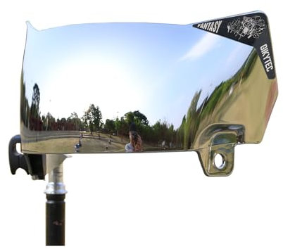 GIKYTEC Fußballvisier – Fußballhelm-Visier, beschlagfrei, kratzfest, verwendet für Riddell Speed Flex Helm, Augenschutz für Jugendliche und Erwachsene (versilbert, beschlagfrei)