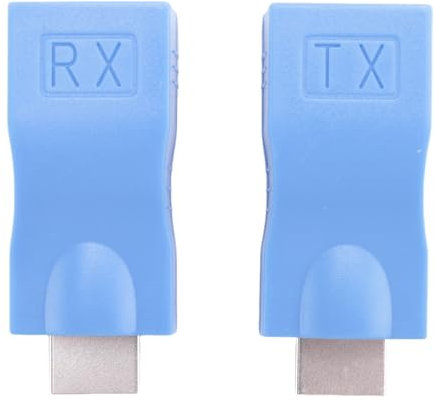 Lanko Extensor a Rj45 Lan Network Extension Transmisor Receptor Tx Rx Cat5E Cat6 Ethernet Cable V1.4 30M 4K HD TV 1080P