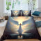 QINGTIANFC Engel Bettwäsche Set 3D-Druck Kinder Göttlicher Glaube Bettbezug-Set Kein Verblassen Mit Reißverschluss Microfaser Bedding King（220x240cm）