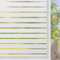 Lifetree Window Film Privacy for Glass Windows 90 x 200 cm, Static Cling Stripe Patterns Frosted Window Film No Glue Heat Reflective Sticker For Home Office