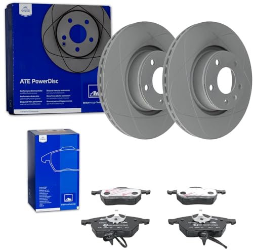 ATE PowerDisc Bremsscheiben 314mm + Beläge vorne passend für A6 4F C6