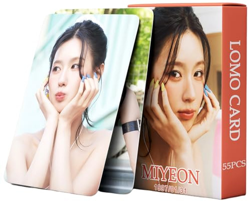 (G) I-DLE Photocards 55pcs Gidle I SWAY Album Photocard Kpop (G) I-DLE Lomo Cards I SWAY Photocard (G) I-DLE Merch (MIYEON)