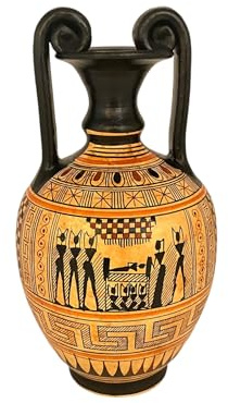 Geometrische Vase, 24 cm, antike griechische Keramikamphore