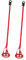 Uonlytech Rührstab Farbrührstäbe 40 X 6 Cm Rot Zum Mischen Von Farbe Zement Und Beschichtung