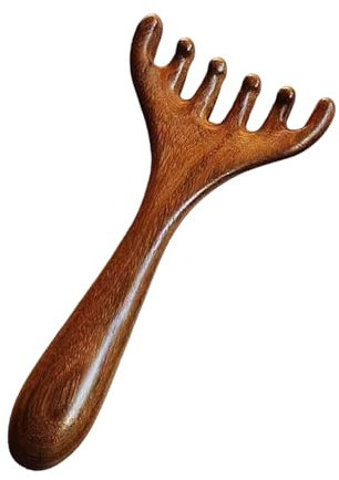 Peignes De Massage Des Méridiens De La Tête, Peigne De Cuir Chevelu Sha, Massage En Bois De Santal, Masseur Corporel Multifonction, Masseur De Cuir Chevelu En Bois De Santal