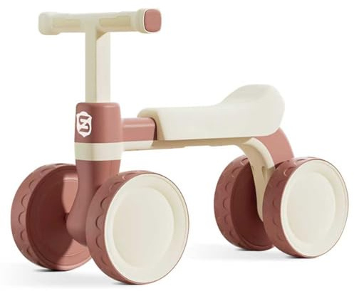 FLY HAWK Kinder Laufrad ab 1 Jahr, Balance Baby Lauflernrad Spielzeug für 12-24 Monate, Lauflernrad für Jungen Mädchen, Geschenke für 1-Jährige Geburtstag/Kaffefarben