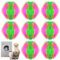 Acchiappa Peli per Lavatrice, 8 Pezzi Cattura Peli Lavatrice, Raccogli Capelli Lavatrice, Raccogliere Capelli Di Cane, Peluche, Gatto, Riutilizzabile Palline Lavatrice Cattura Capelli (Multicolore)