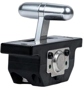 MNMIOIO Joystick-Steuerung, Bugstrahlruder für Boote Einachsir Hall-Joystick 101B-SM, Schaltertischschalter Einachsir einbetteter Kurzgriff Schubstann-Bedienfeld(5V 0.5-4.5V single signal output)