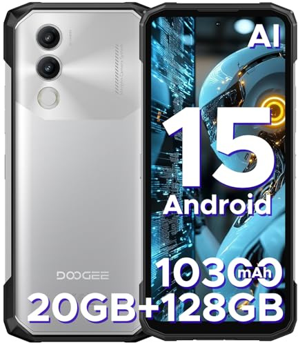 Luzglo Blade 20 Rugged Smartphone 5G Android 15 Rugged Phone 10300mAh Big Battery 6.6 90Hz HD+ IPS Display 20GB RAM+128GB ROM 16MP AI Camera Triple Card Slot SIM-Free & Unlocked Mobile Phone