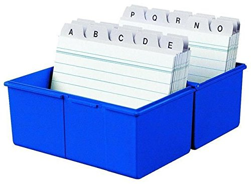 Karteikasten A5 quer Plast bl HAN 975-14 300 22,8x10,2x17,1