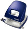 Leitz Pratica Perforatrice da Ufficio, Capacità fino a 30 Fogli, Blu (Metallizzato), Metallo, Guida di Arresto con Barra di Selezione del Formato, Gamma Style, Box, 50060069