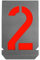 HaWe 2313830 Signierschablonen-Satz Zahlen, 120 mm