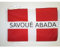 AZ FLAG - Drapeau Savoie Indépendantiste - 45x30 cm - Pavillon Savoyard Libre 100% Polyester Avec Deux Cordelettes - 20g
