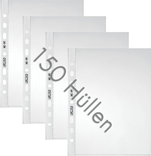 Herlitz Prospekthülle A5, Glasklar, dokumentenecht, 150 Stück, eingeschweißt