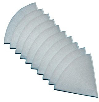 20 baselines alternativ Kegelfilter DN 100, G4 für Abluft Tellerventile, Zehnder, Pluggit, Stiebel, Helios, Wolf 150 mm lang