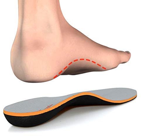 PCSsole Solette Supporto, Solette Plantari Ortopediche,Solette Sostegno Arco Plantare per Piedi Piatti Fasciite Plantare,Dolore al Tallone, Adatto per Uomini e Donne