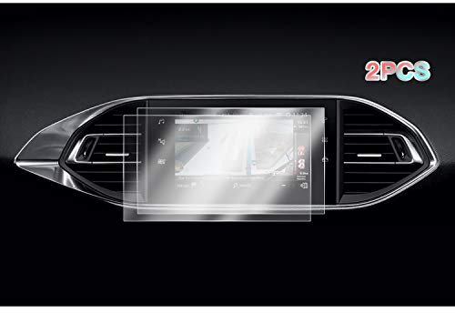 CDEFG pour Peugeot 308 Navigation Protection d'écran Tactile en Pet, Anti-Traces de Doigts, 4H Anti-Rayures, HD Transparent GPS Film (9.7 inches)
