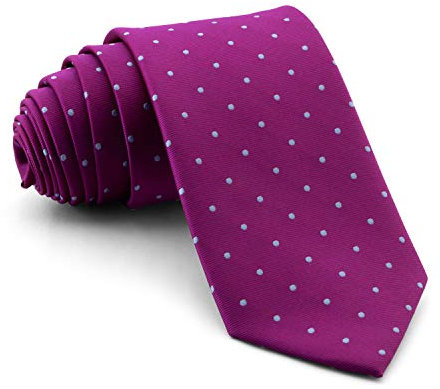 Cencibel Smart Casual Corbata Lunares o Topos (Fondo Buganvilla Lunares Celestes)