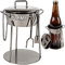 Flaschenständer/Flaschenhalter - Grill/Grillmeister & Barbecue - inkl. Name - aus Metall - ideal für Bier - Wein - Sekt u.v.m. - Bierflaschenhalter/Wein..