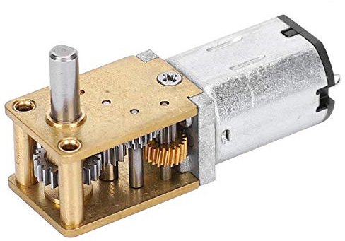 Mini micro moteur à engrenages en métal N20 DC12V réduction de vitesse CW/CCW micro moteur mini boîte de vitesses moteur de réduction de vitesse de couple élevé pour voiture RC modèle(DC12v53RPM)