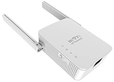 300Mbps WiFi Repeater WiFi Extender Booster Wireless Amplifier with UK Plug, Access Point/Repeater/Router Mode