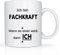 Print-Klex Berufstasse mit Fachkraft Motiv Bedruckt Fachkraft Tasse für Beruf Geschenk Kaffeebecher Geschenktasse Teetasse Arbeitstasse Arbeitsbecher mit Druck 330ml Beruf Tasse
