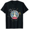 Chemistry Science Beaker Retro Cute Bunsen Burner Laboratory T-Shirt
