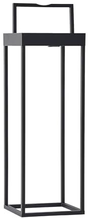 Lucande LED Solarleuchten Lynzy dimmbar (Modern) in Schwarz aus Aluminium (1 flammig,) - Solarlampe Solarleuchte Garten