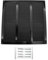 Ventilation Grille (Black, 300 x 300 mm)
