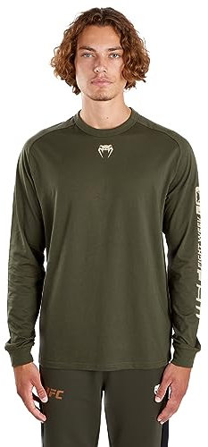 Venum, UFC Adrenaline by Venum Fight Week Homme à manches longues T-shirt, Homme, XXL, Khaki