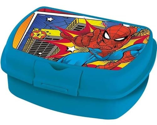 arlis Boîte à goûter Spiderman en Pvc - Fabrique en Espagne (Lunch Box Spiderman)