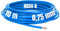 Kalitec 10 metri H05V-K 0,75 mm² blu cavo di cablaggio I cavo di collegamento I cavo singolo in PVC I filo 0,75 mm2 I cablaggio a filo singolo I cavo di commutazione ignifugo