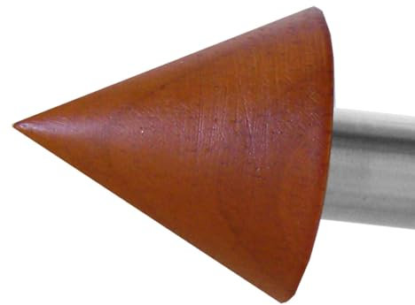 BASIT Endkappe für Gardinenstangen Ø 16mm I Endstück aus Holz I 1 Stück Kappe I Spitze E51