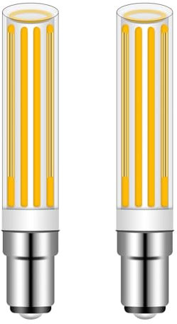 JINLONTA LED B15D 10W Lampe ersatz 100W Halogenlampe, Warmweiß 3000K AC 230V 1000 lumen Dimmbar LED Glühbirne 2er-Stück [MEHRWEG]