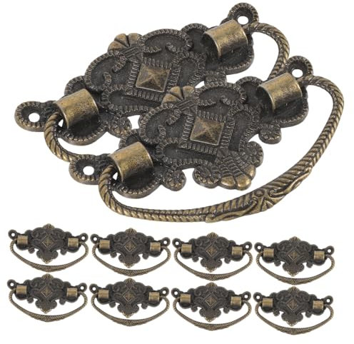 Homoyoyo 10stücke Türgriff Ersatzgriff Für Schrank Schubladengriffe Vintage Möbelgriff Griff Kommodengriffe Pull Griffe Haushaltsbedarf